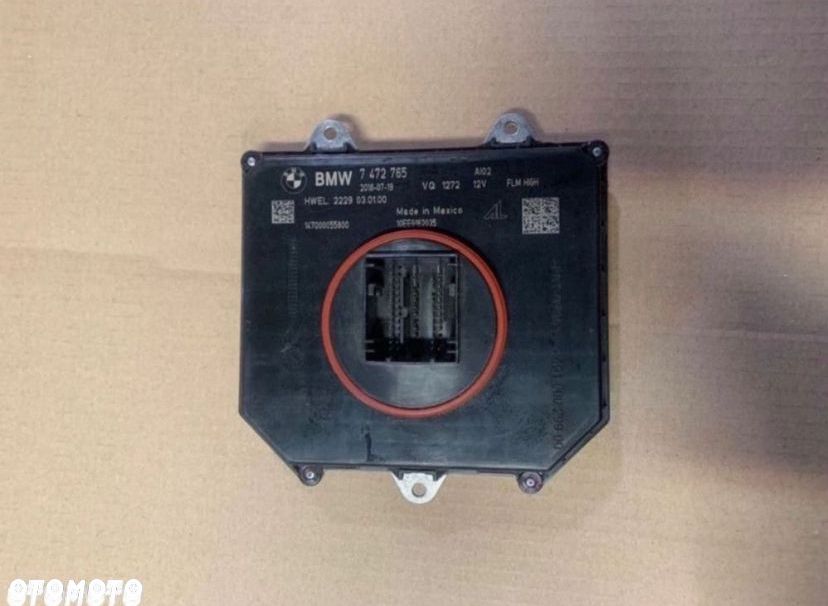 7472765 moduł świateł led przetwornica bmw 5 g30 g31 - 3