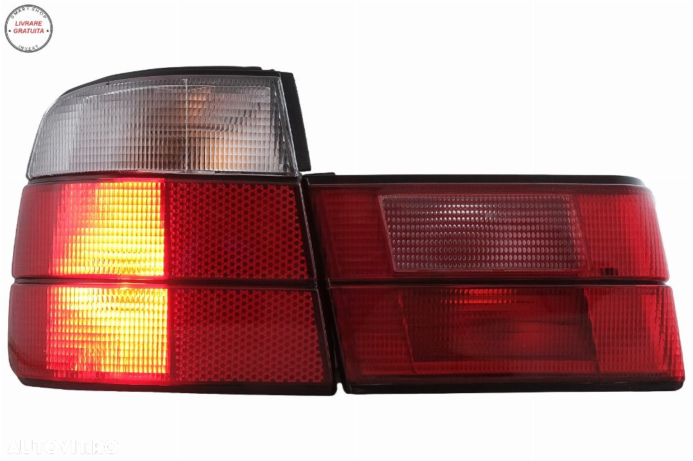 Stopuri BMW Seria 5 E34 Sedan (1987-1995) Rosu- livrare gratuita - 6