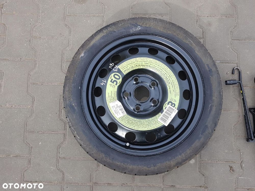 AUDI A3 8V 2012r- GOLF VII 7 KOŁO DOJAZDOWE 16 5X112 LEWAREK KLUCZ - 3