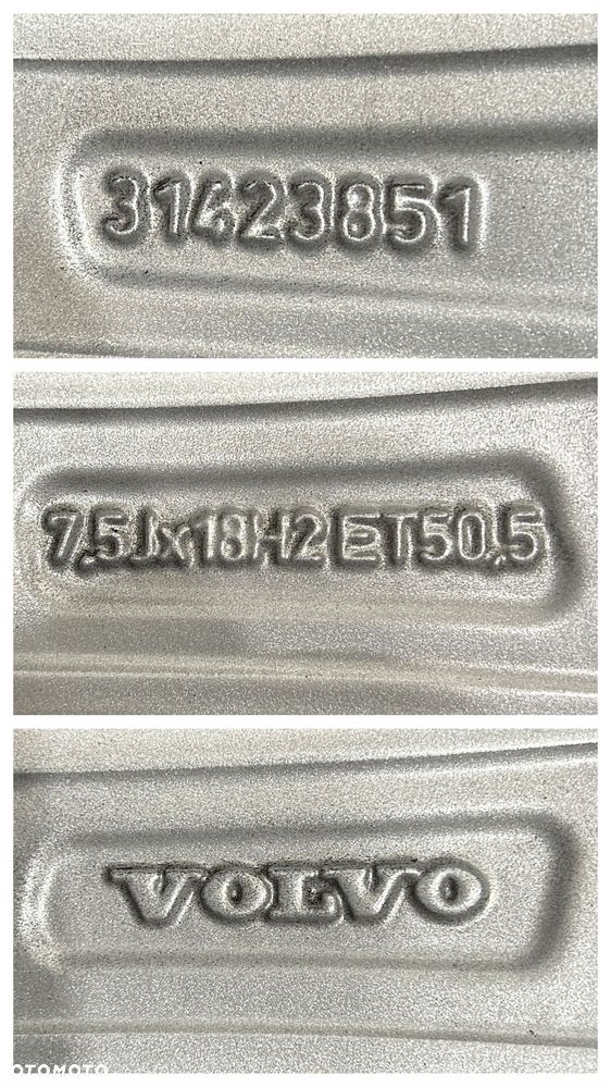 Oryginalne koła zimowe FELGI 18 VOLVO XC60 Continental 235/60R18 2025r. 7,5mm jak NOWE - 8