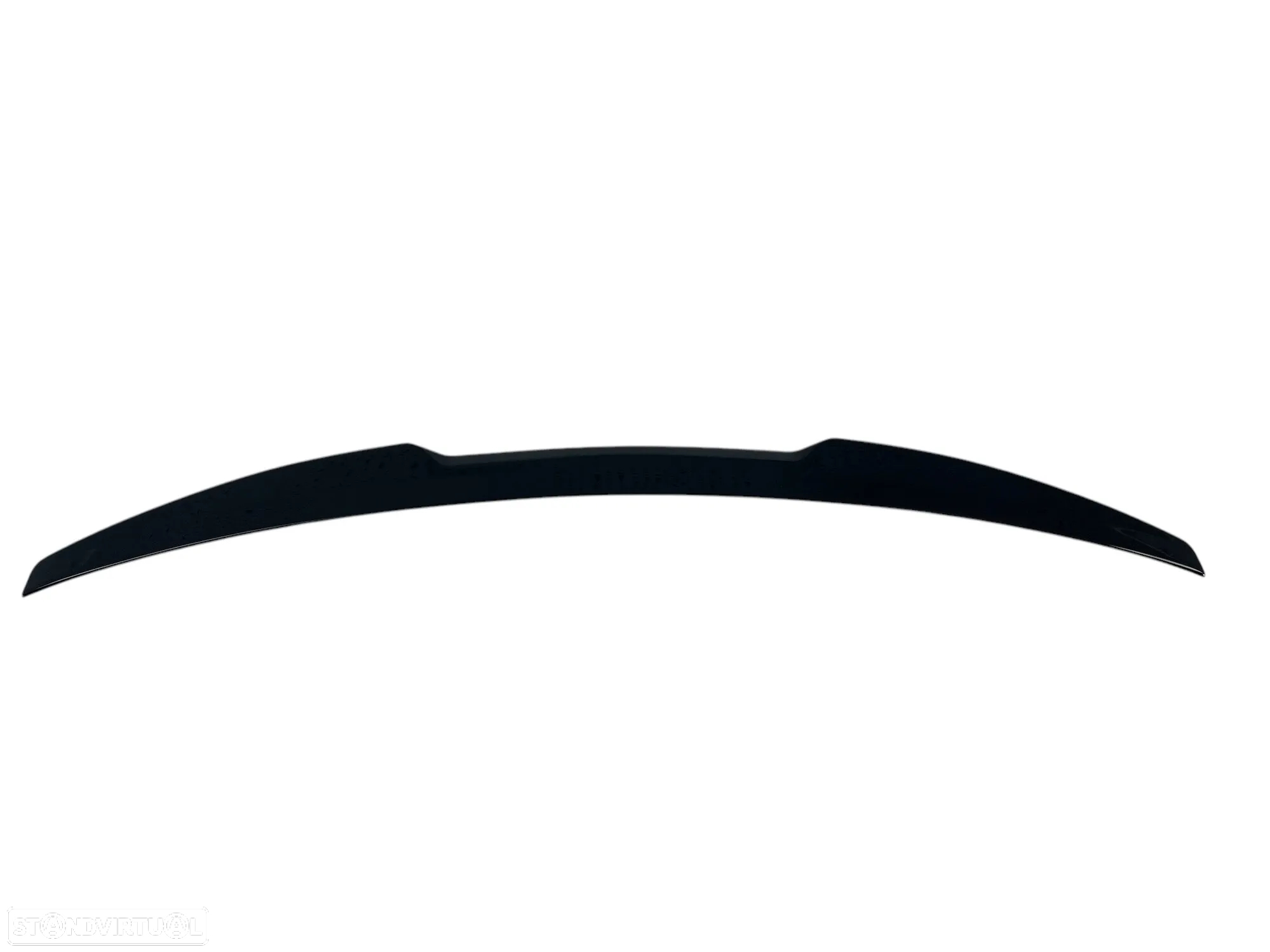 Aileron / Lip / Spoiler traseiro em plástico ABS para Audi A3 8V sedan 2012-2020 M4 Look em preto piano brilhante - 4