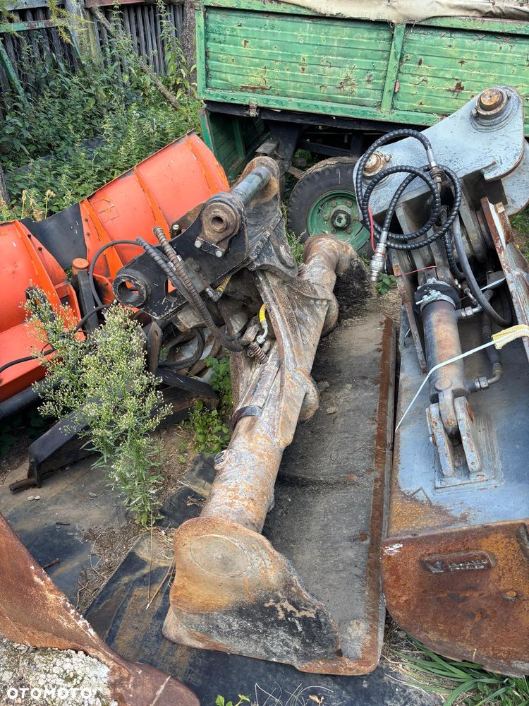 łyzka skarpowa hydrauliczna 200cm oryginalne mocowanie liebherr sw48 - 1