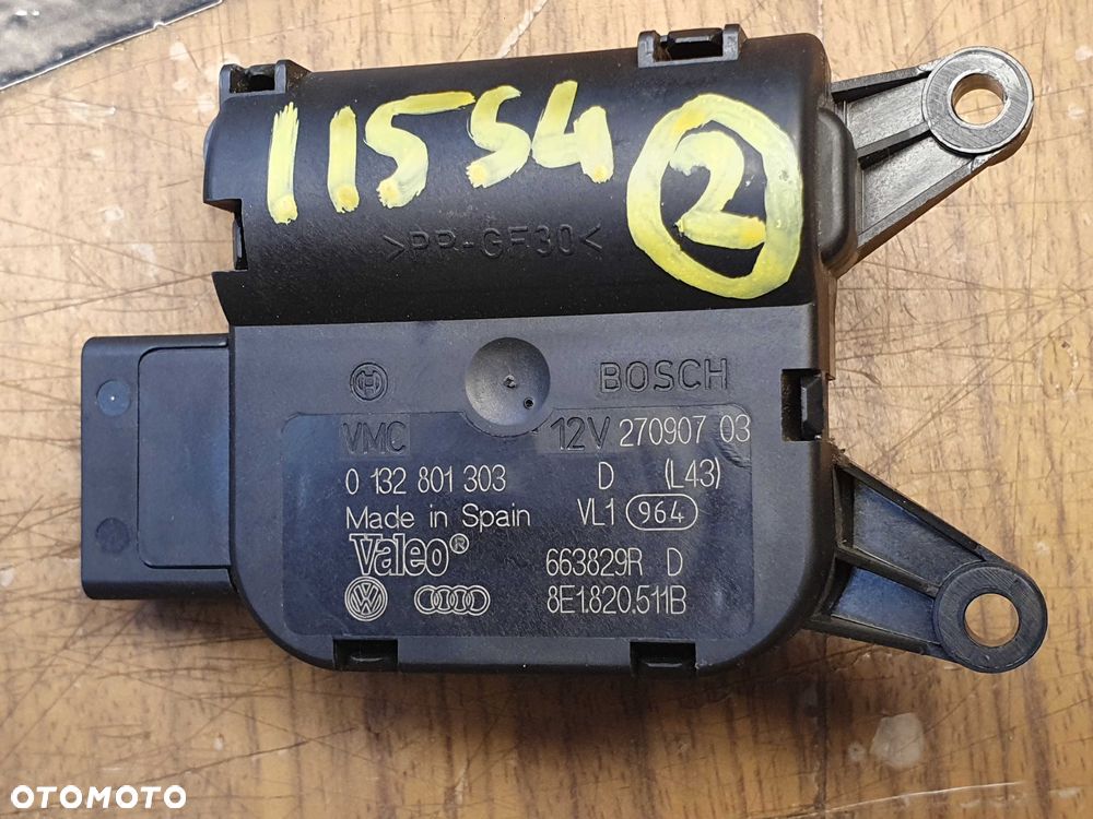 Silniczek Nagrzewnicy Mechanizm Nawiewu Klapki EUROPA AUDI A4 B6 B7 - 7