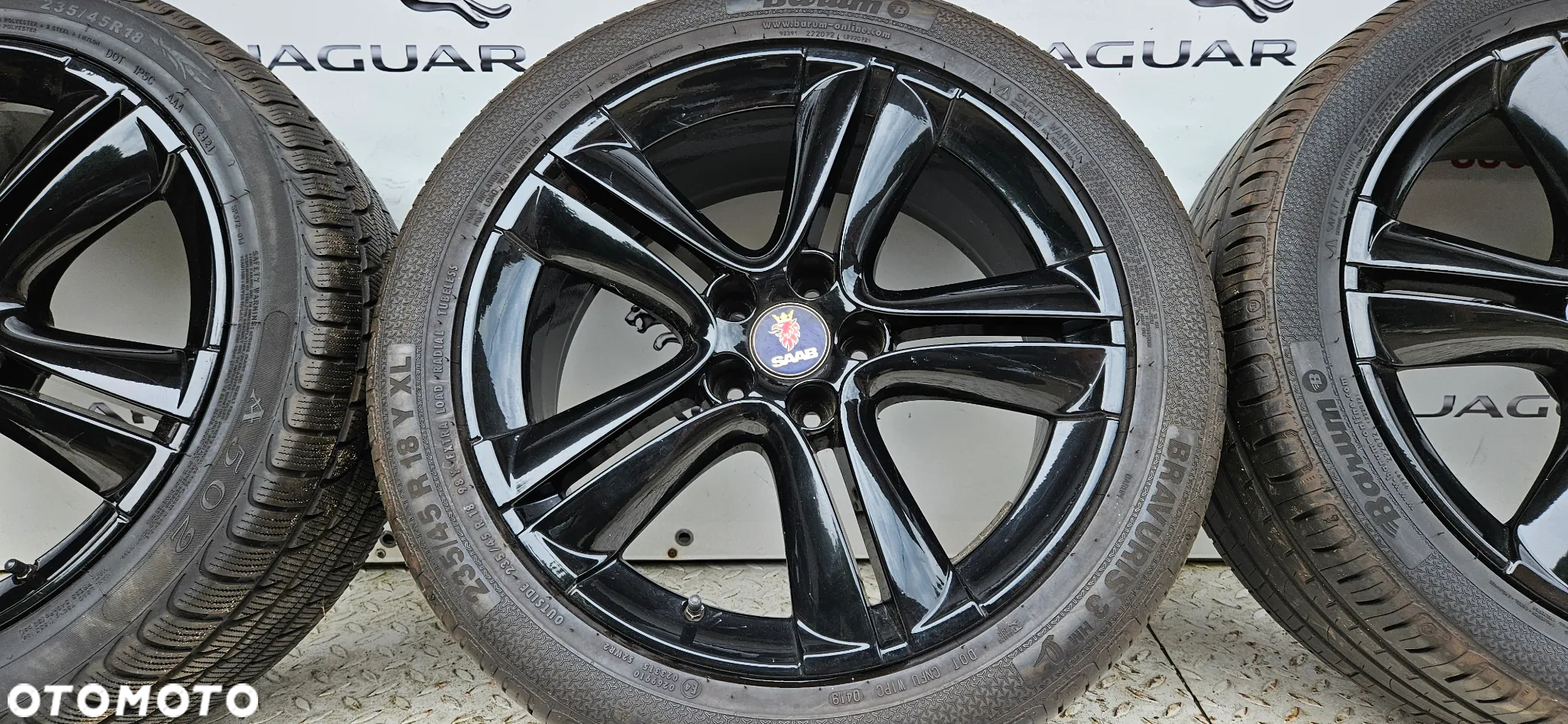 SAAB 9-3 93 II Komplet kół Alufelg Felgi Alufelgi z oponami Koła 12770237 ET 41 7.5Jx18 5x110  Opona 235/45/18 R18 18 Cali Opona Zima - 10