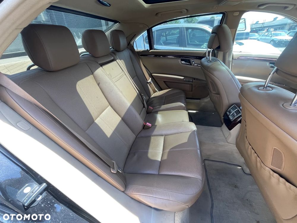 Mercedes Benz W221 LONG FOTELE BOCZKI 204 Skóra - kolor brązowy - 10