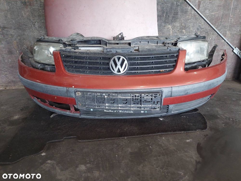 KOMPLETNY PRZÓD MASKA ZDERZAK BŁOTNIKI LAMPY VOLKSWAGEN PASSAT B5 LB2Z - 8