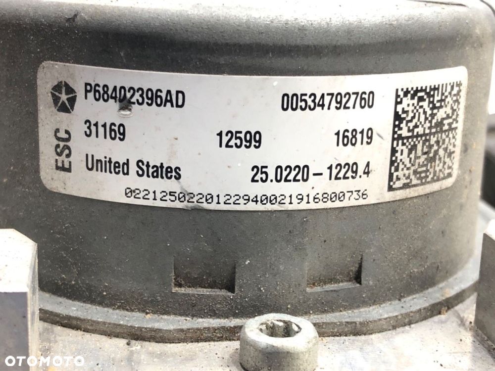 POMPA ABS  JEEP COMPASS (MP, M6) 2016 - 2022 1.4 MultiAir 103 kW [140 KM] benzyna 2017 - 2022 - 5