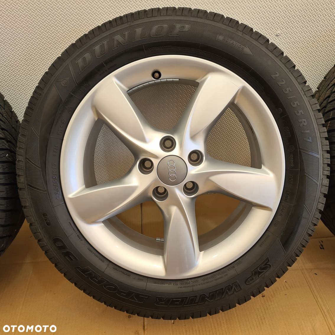 AUDI A6 Q3 KOŁA ZIMOWE ALUFELGI FELGI 17 - 7