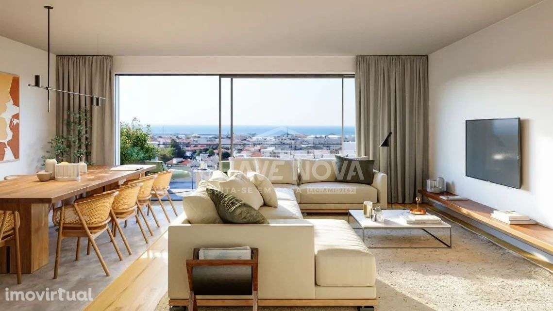 T2 Novo c/ Varandas e Piscina em Leça da Palmeira - Grande imagem: 2/14