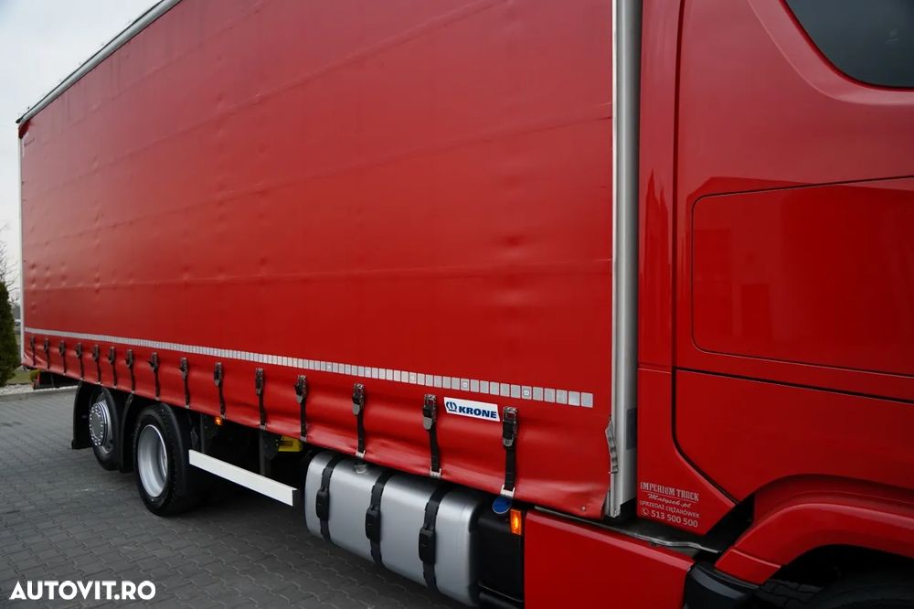 Scania S 460 / CORTINĂ 8.1 M / 60 M3 / SOLO / 6X2 / PUNTE RIDICATĂ / PUNTE DIRECȚIE - 15