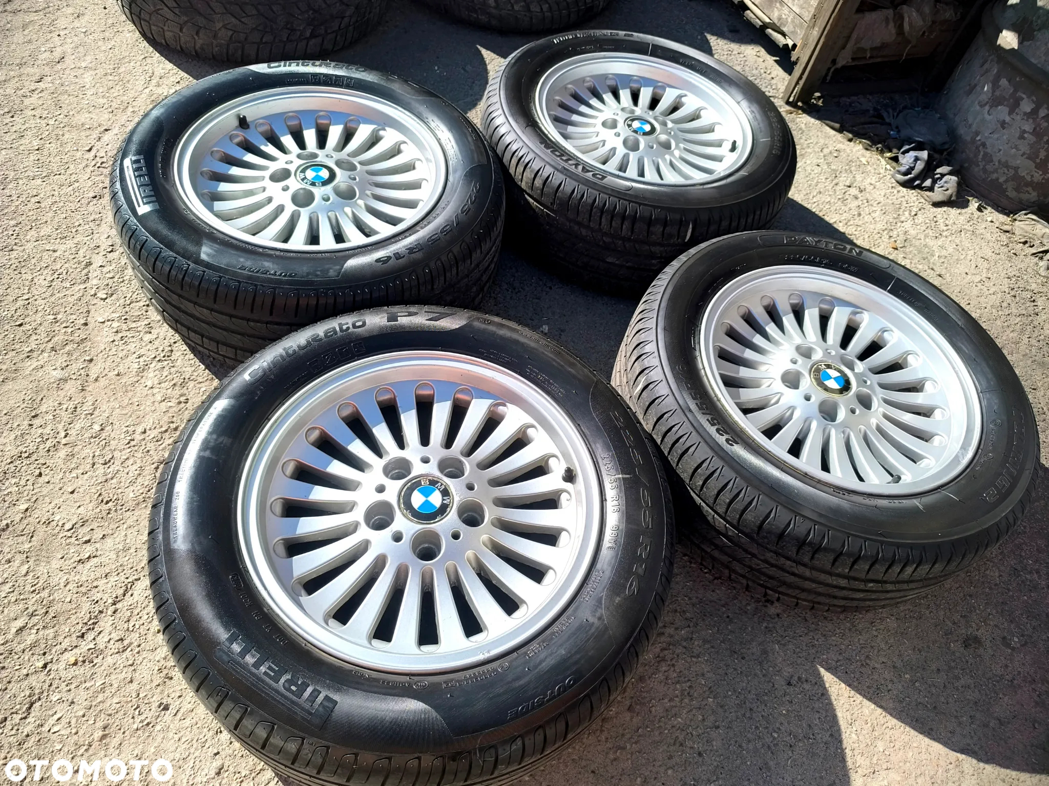 5x120 Felgi Aluminiowe Alufelgi 16 Koła Letnie Lato BMW SERIA 3 E90 E91 F30 F31 5 E34 E39 E60 E61 ET20 7 E38 Legnica ALU-RAD VW T5 STYLING WZÓR 33 225/55 - 3
