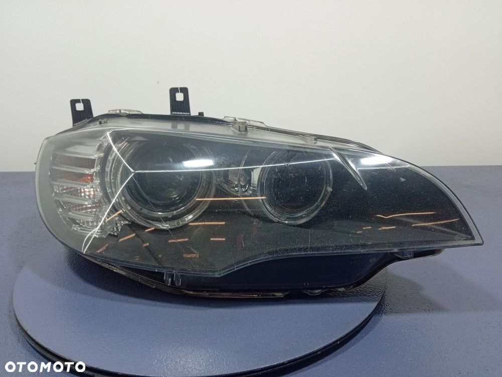 BMW X6 E71 REFLEKTOR PRAWY BIXENON SKRĘTNY ECE EU 7271362 - 1