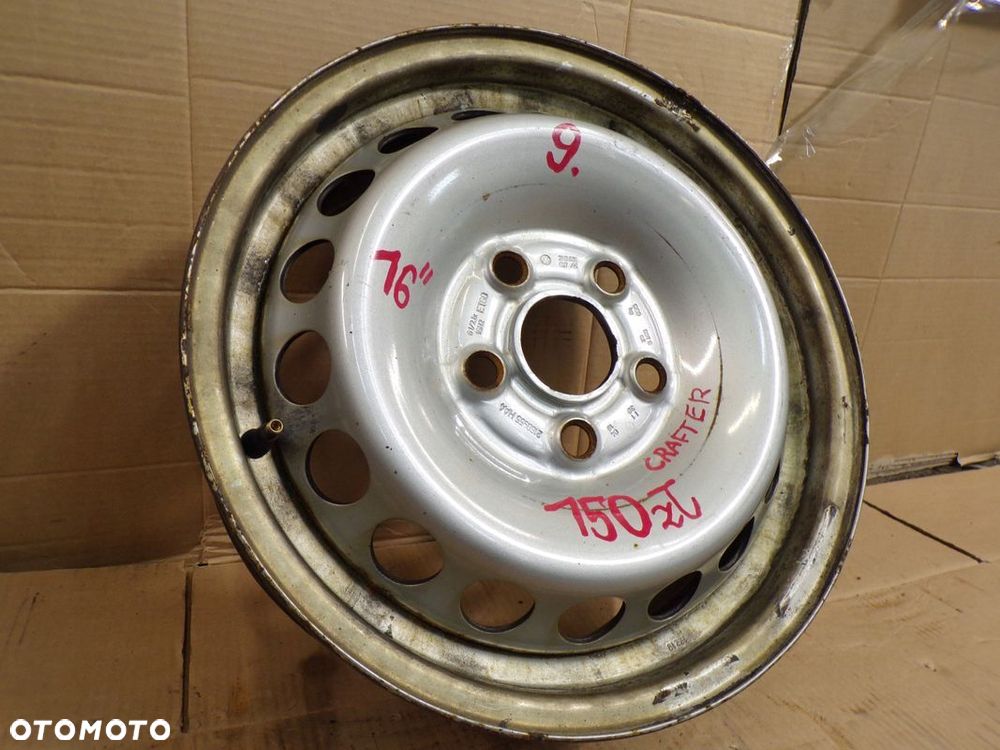 VW CRAFTER MAN 16- ORYGINALNA FELGA 16 " 2N0601027H - 3