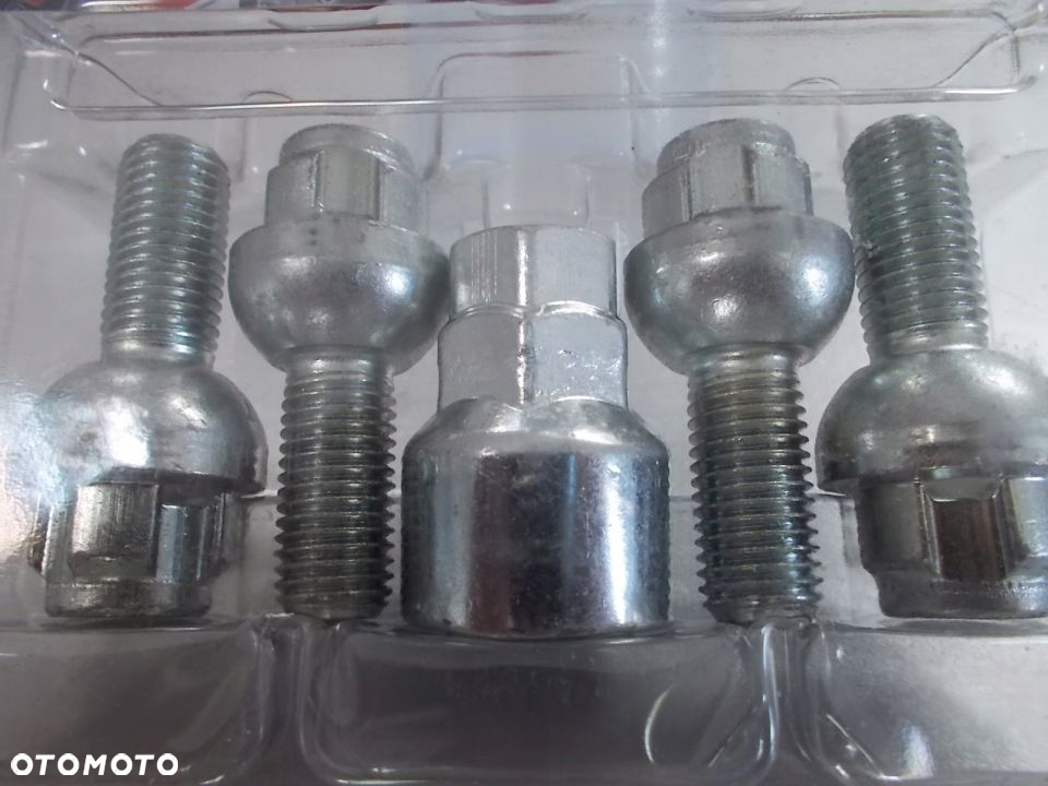 Śruby zabezpieczające M12x1,50 kula 25mm NOWE - 3