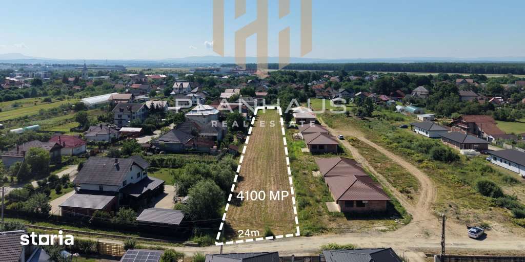 Teren intravilan, 4100 mp – Tăuții-Măgherăuș, zonă centrală rezidenția - Imagine principală: 5/6