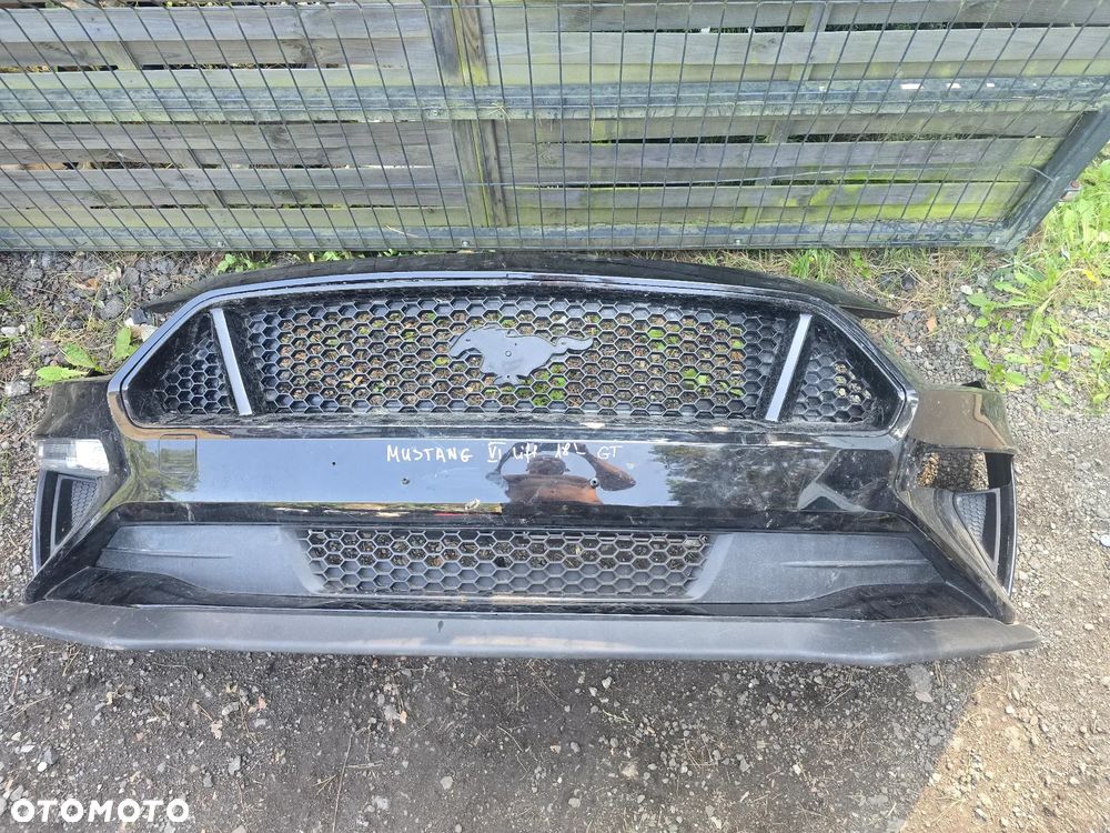 Ford Mustang VI lift zderzak przód grill led ładny oryginał - 1