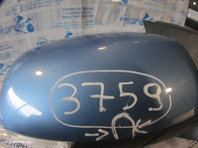 Espelho Esp3759 VW POLO 4 9N FASE 2 2008 1.4TDI 70CV 3P AZUL  DRT MANUAL COM PISCA, CAPA E VIDRO PARTIDO PISCA COM 2 PINOS - 7