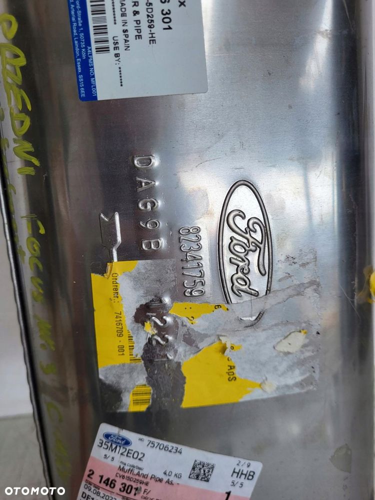 tłumik ford focus mk3 c-max 1.0 ecoboost - 4