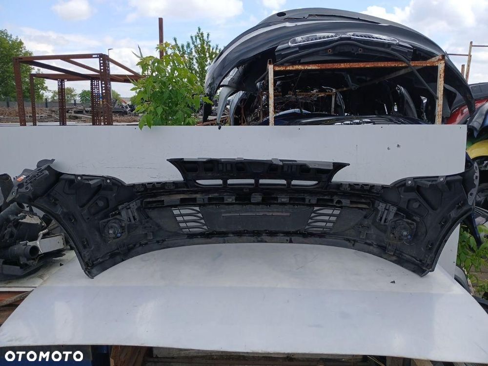 ZDERZAK PRZÓD PRZEDNI ATRAPA Z HALOGENAMI RENAULT MEGANE III CZARNY NV676 - 5