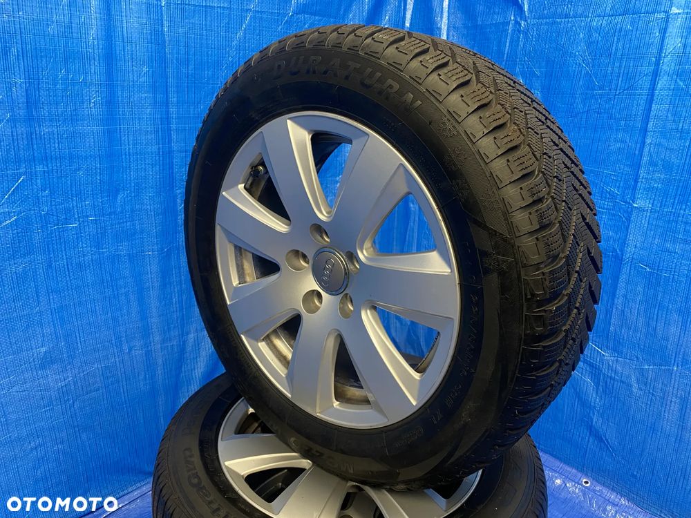 KOŁA KOŁO 16 FELGA ALUMINIOWE ALUSY 16" ET42 5X112 ; 57,1mm KOMPLET ; OPONY ZIMOWE AUDI A4 A6 VW SEAT SKODA ORYGINAŁ 4F0601025AN - 13