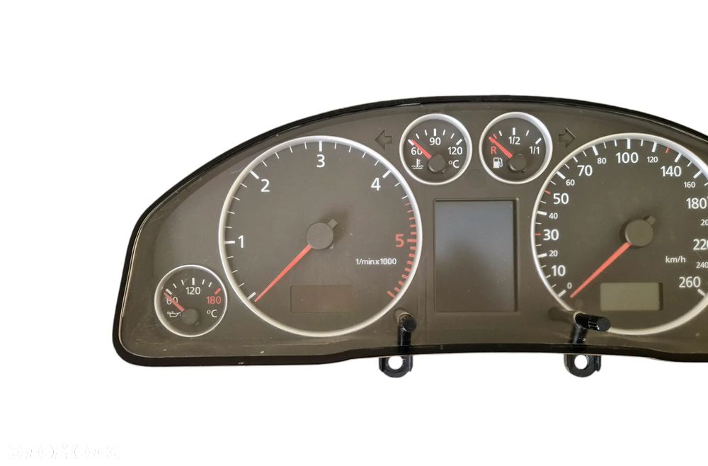 LICZNIK ZEGAR EU CZERWONY FIS AUDI A6 C5 AUTOMAT 1.9 TDI/ 2.5 TDI 110080128001 4B0920933G - 3