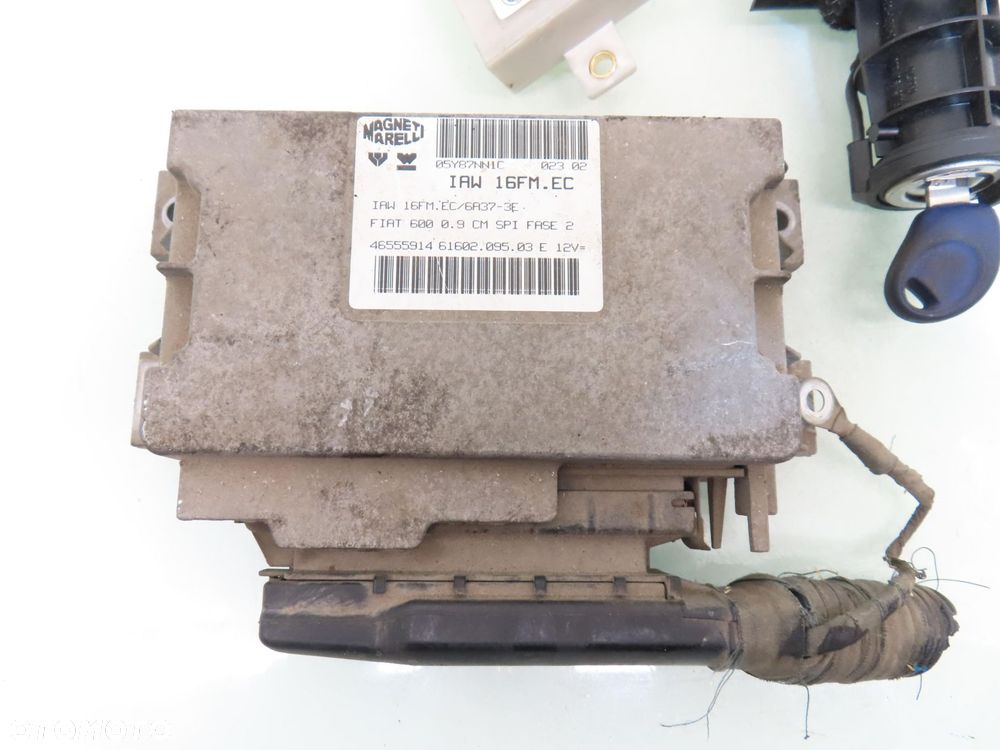 STACYJKA STEROWNIK FIAT SEICENTO 0.9 IAW16FMEC 46555914 6160209503E - 7