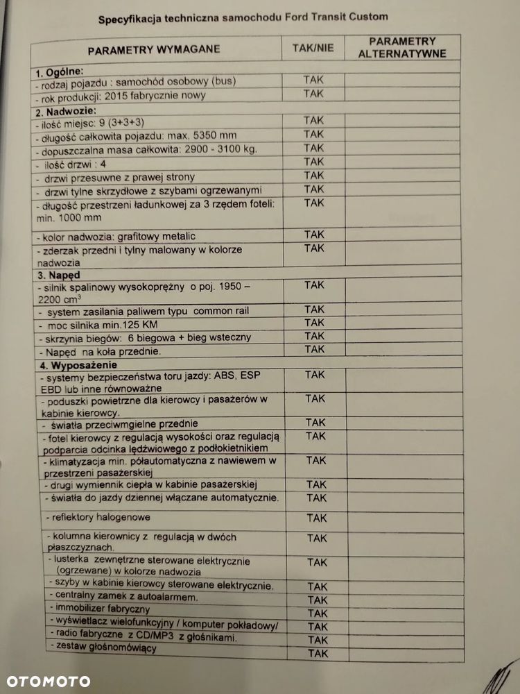 Ford Transit Custom Kombi 310 L2H1 Ambiente - 24