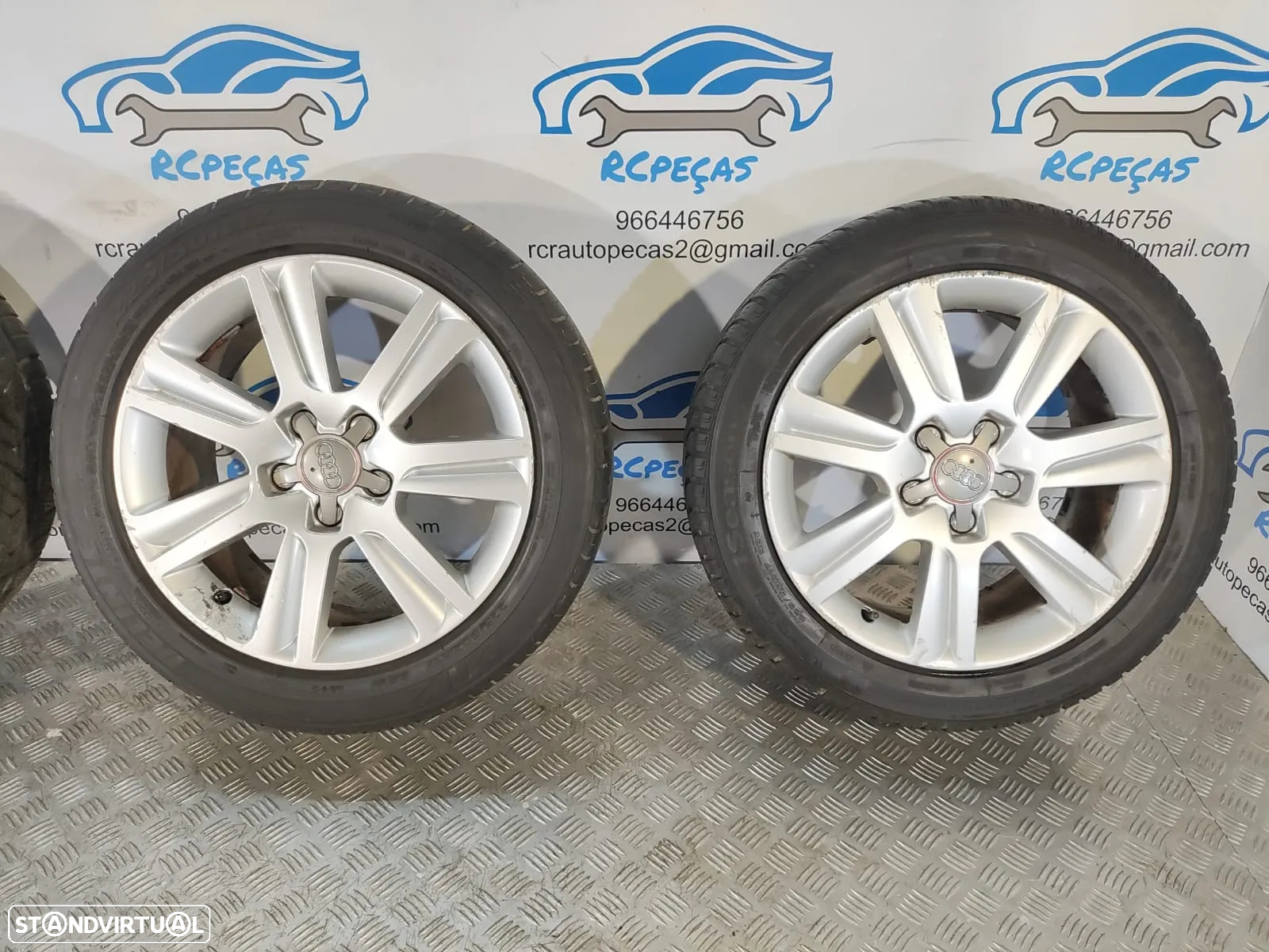 JANTES AUDI A4 B8 AVANT 17 POLEGADAS 7,5J ET45 5x112 ORIGINAIS - 6