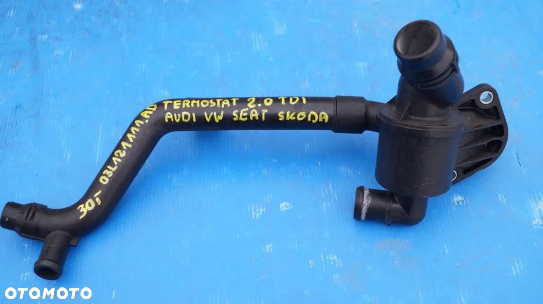 Termostst rura wody 03L121111AD Audi Seat Skoda 2.0 TDi - 1