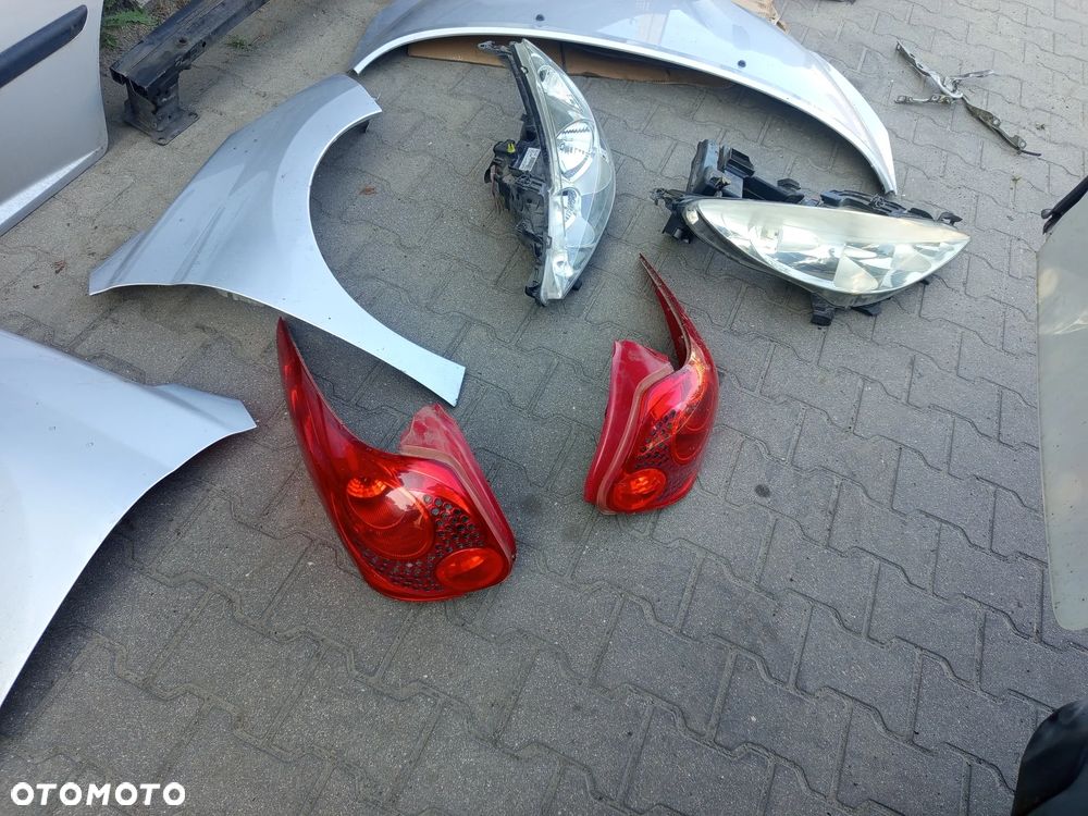 PEUGEOT 207  09r  maska blotnik pas  ezr ezrc zderzak  lampa - 3