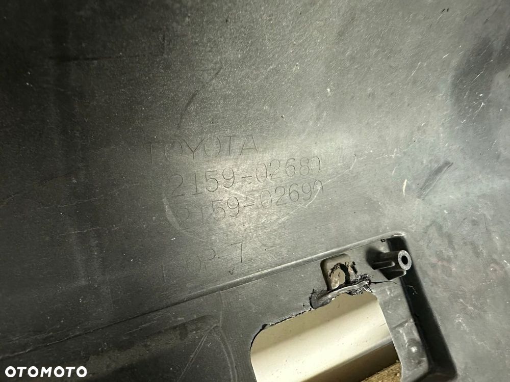 ZDERZAK PRZÓD PRZEDNI TOYOTA AURIS I 1 E15 2006- 52159-02680 ORYGINAŁ CAŁY - 8