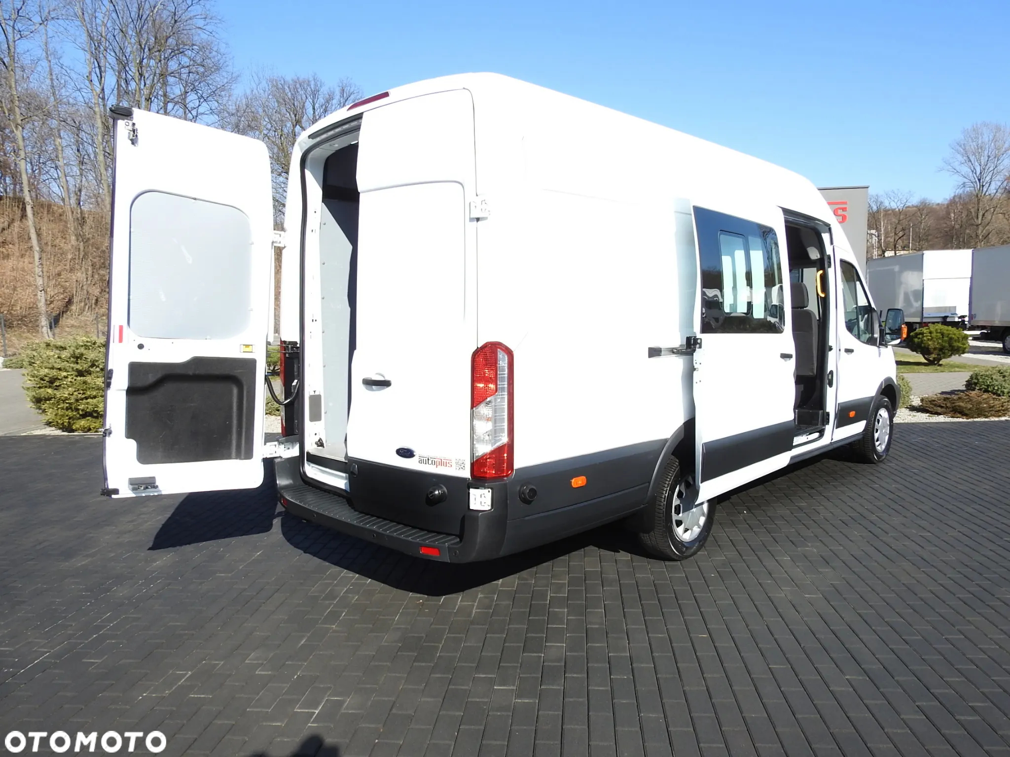 Ford TRANSIT  FURGON BRYGADÓWKA 6 MIEJSC TEMPOMAT NAWIGACJA LEDY KLIMATYZACJA 130KM [ D87143 ] - 4