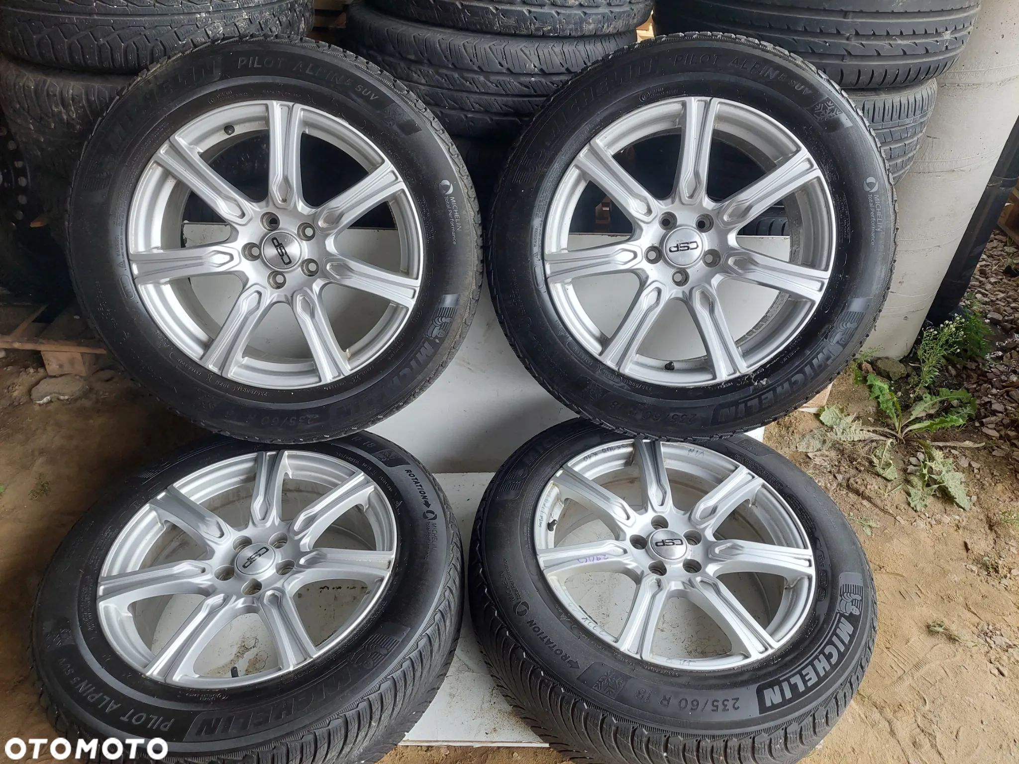 ALUFELGI KOŁA Volvo XC 60, Peugeot , Ford , Citroen  5X108 OT 63,3 Opony Michelin ALPIN235/60R18 ET 42 - 1