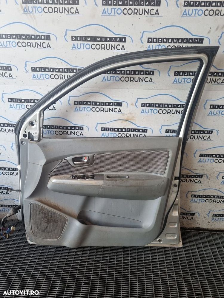 Usa Dreapta Fata Toyota Hilux VII (Facelift 2008) 2008 - 2011 4 Usi Silver Metalizat 1C0 ... - 3