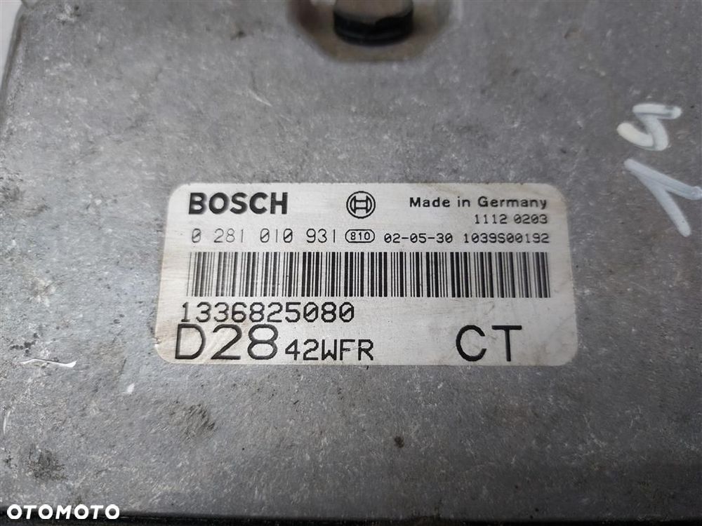 Komputer sterownik silnika Fiat Ducato II 1994-2006 2,8 D 1336825080 - 2