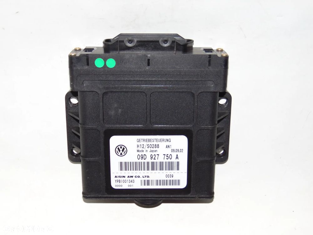 Komputer sterownik moduł automatycznej skrzyni biegów 09D927750A VW Volkswagen Touareg I 3.2 V6 benzyna 02-10r - 6
