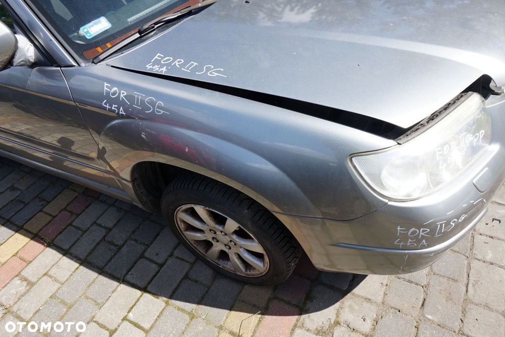MASKA ZDERZAK BŁOTNIKI LAMPY FORESTER II SG LIFT 45A  SUBARU 2006-2008 SZARY PRZÓD KOMPLETNY - 16