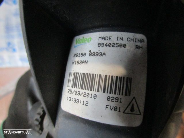 Farol Nevoeiro 261508993A NISSAN MICRA K13 2011 1.2I 80CV 5P CINZA FD VALEO - 4
