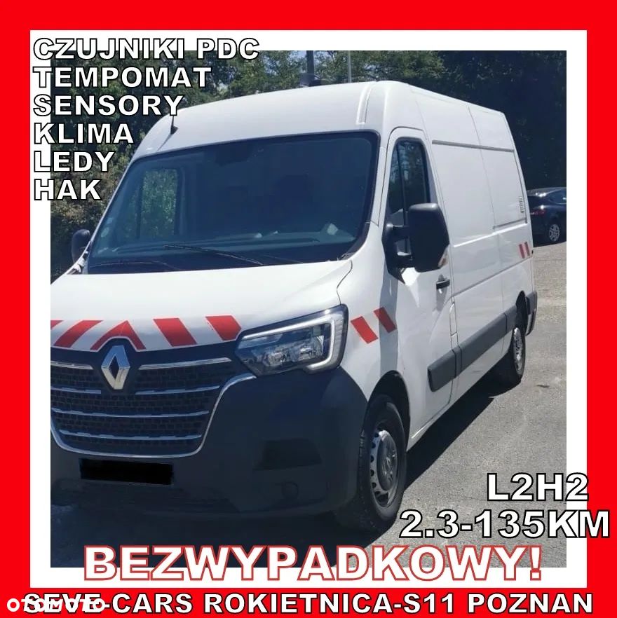 Renault MASTER L2H2 klima, tempomat, hak,sensory, pdc tył, ledy - 1