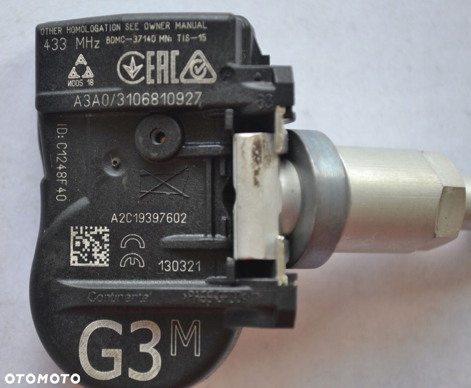 CZUJNIKI CIŚNIENIA TPMS MAZDA OEM x4szt C-341 - 4