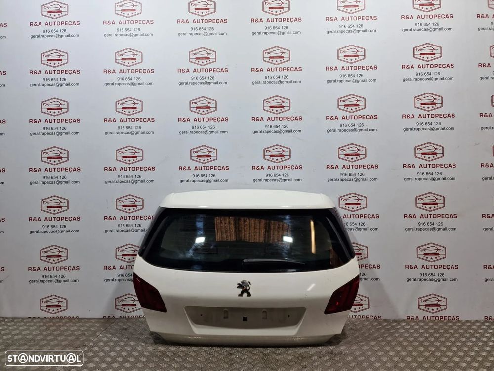 Tampa da Mala Peugeot 308 2015 carro 5 portas - 2
