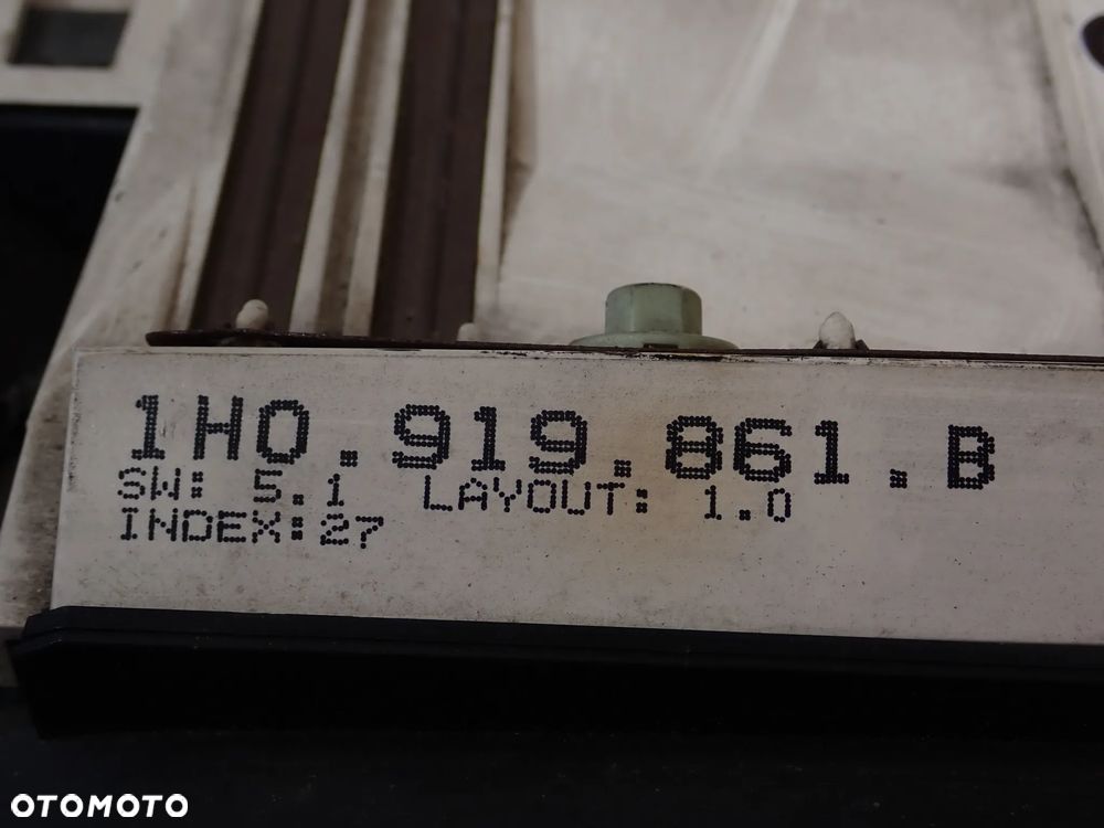 LICZNIK ZEGAR VW GOLF III 1H0919861B, BMW E10 114 - 5