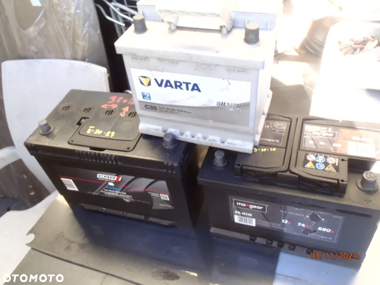 akumulator starline 95ah 800a/en 12v car1sc90j 90ah 680a maxgear 85-0115 74ah 680a oberdon dynamic 74ah 680a - 18