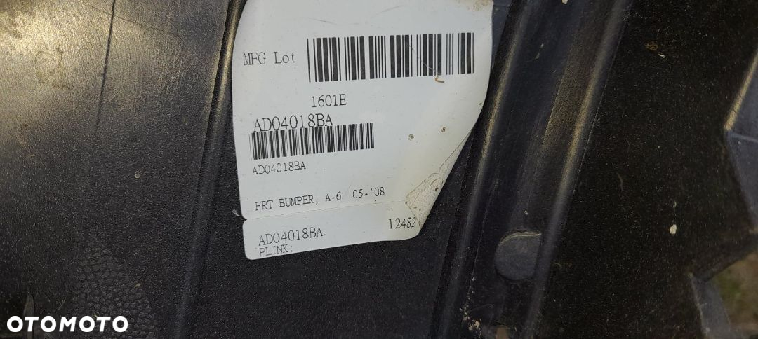 AUDI A6 C6 04-08r ZDERZAK PRZEDNI PRZÓD - 5