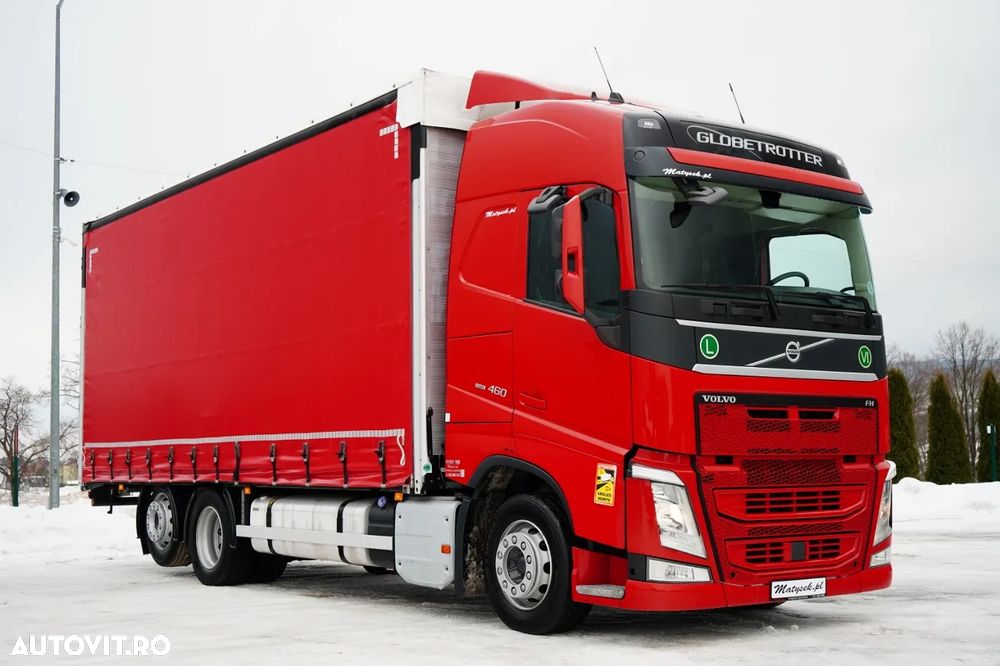 Volvo FH 460 / 7.45 M CORTINĂ / SOLO / I-SAVE / I-PARK COOL / PUNTE RIDICABILĂ ȘI DIRECȚIE / - 6