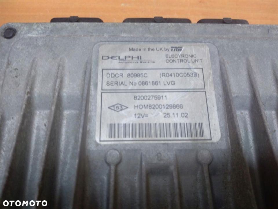 STEROWNIK SILNIKA ALMERA N16 1.5 DCI 8200275911 - 3