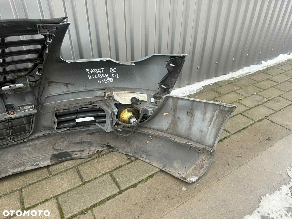 Vw Passat B6 Zderzak Przód Przedni Kompletny LB5M 05-10 - 7