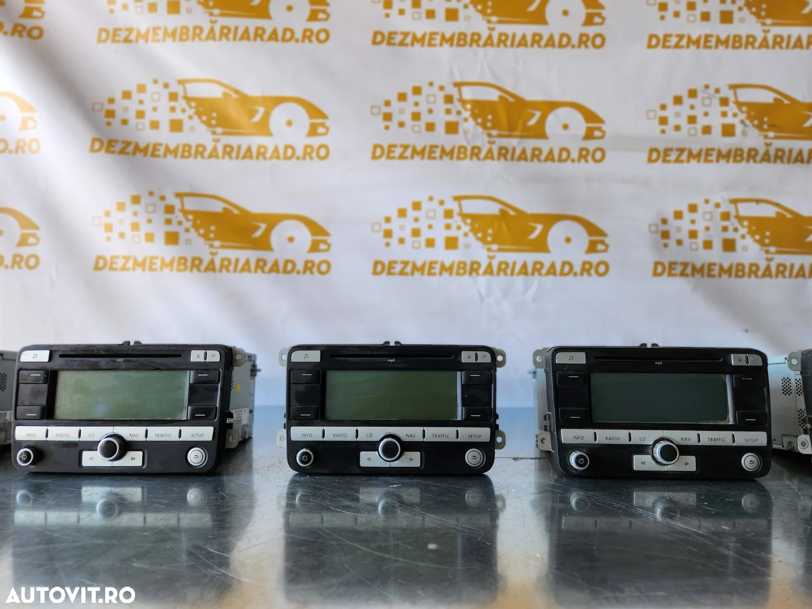 Radio Cd Player MP3 Vw Golf 5 Passat B6 Touran Jetta Caddy - 3
