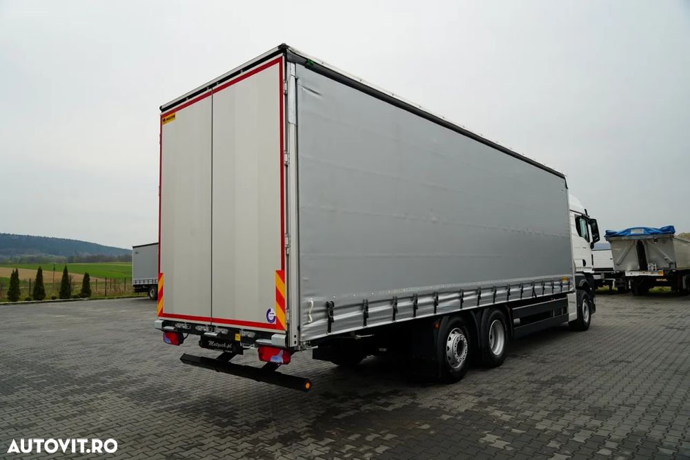 MAN TGX 26.520 / 6x2 / 9.3 M CORTINĂ / ACOPERIȘ RIDICABIL / AXĂ RIDICABILĂ / DIRECȚIE / NOU - 5