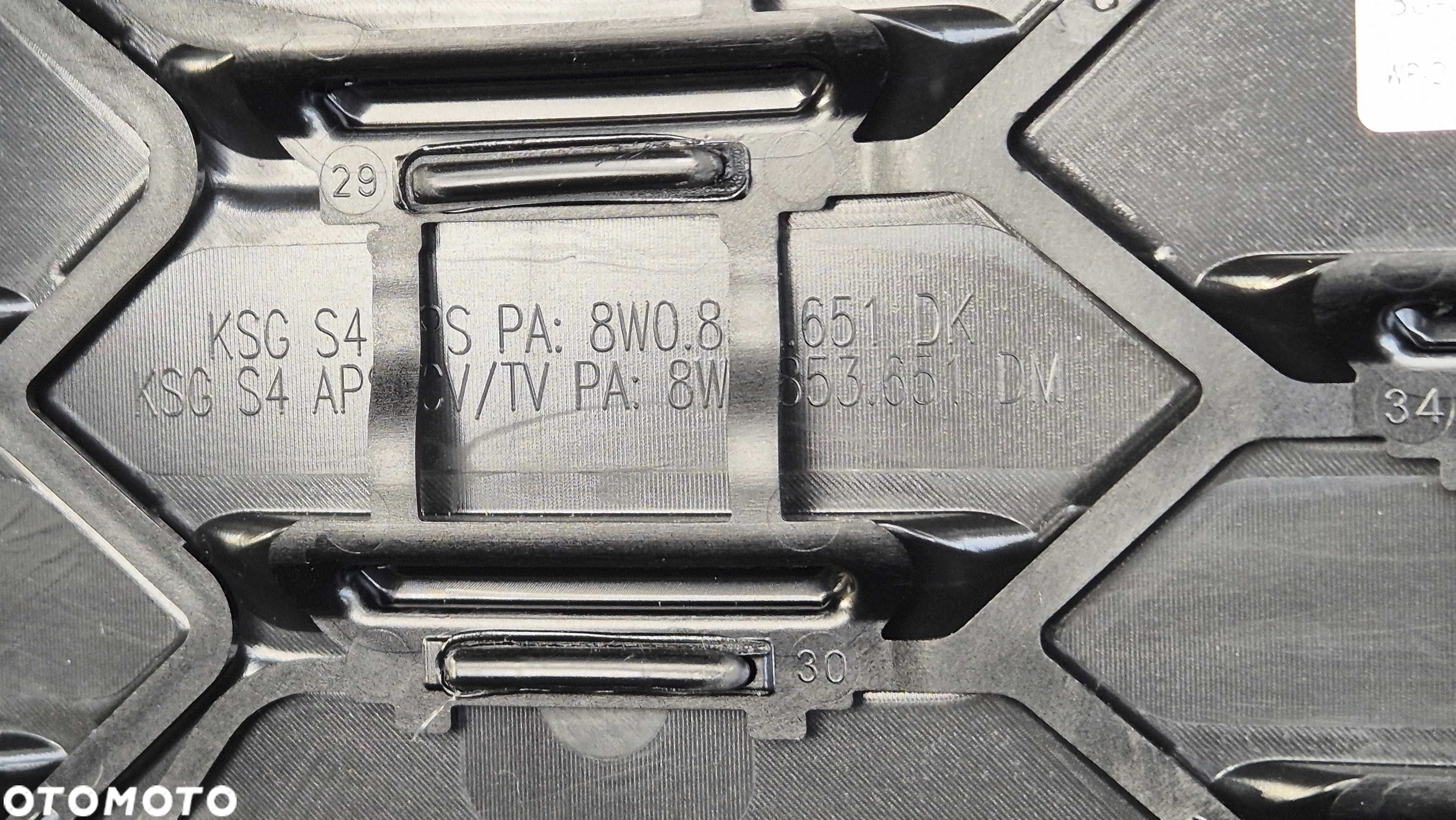 Atrapa chłodnicy GRILL Audi S4 B9 8W0 LIFT 19-  OE 8W0 MAT NOWA !!! - 8